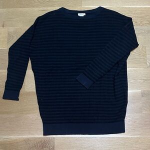 Demy Lee Black Striped cashmere  Sweater